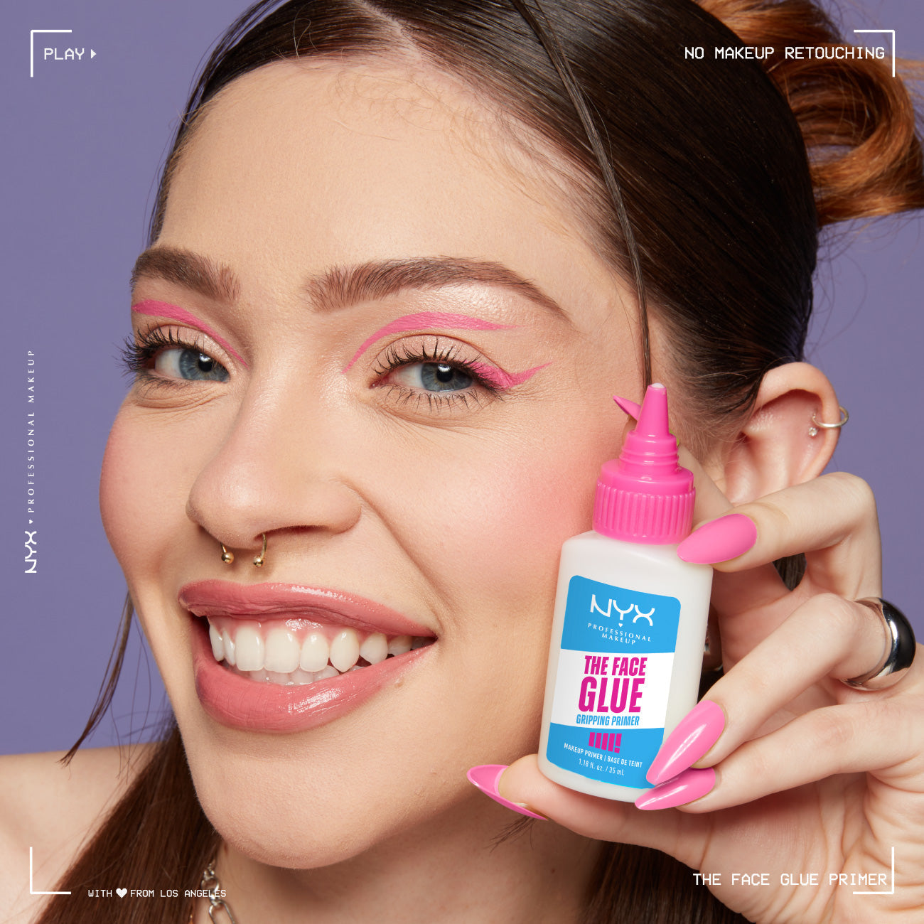NYX Professional Makeup - The Face Glue Primer, Gripping Primer, Up To 24 Hour Hydration | MazenOnline