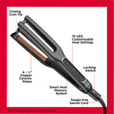 Double Straightening iron Warm