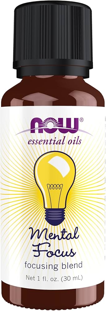 Now - Mental Focus Oil Blend, 1 Fluid Ounce | MazenOnline