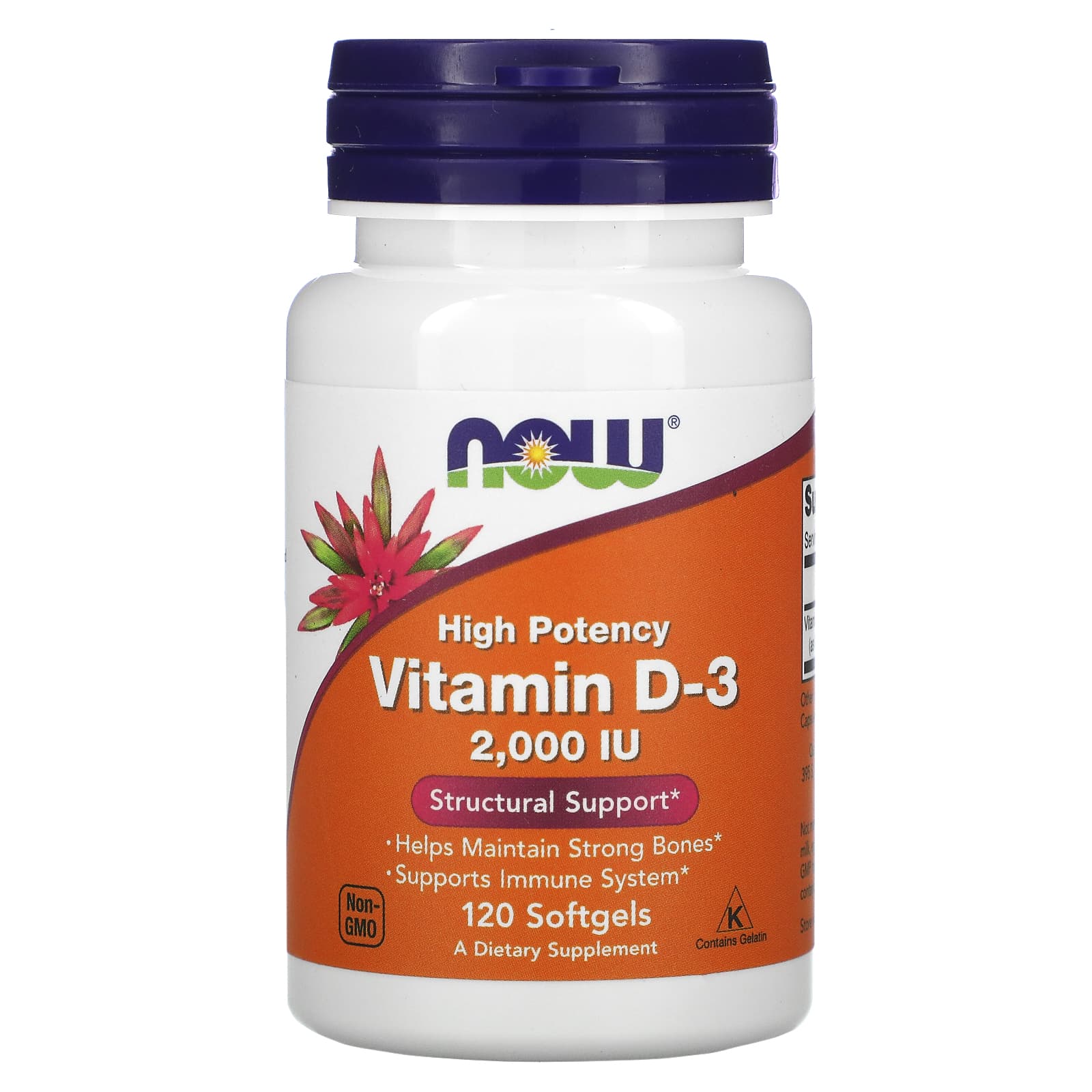 Now - High Potency Vitamin D3-50 mcg | MazenOnline