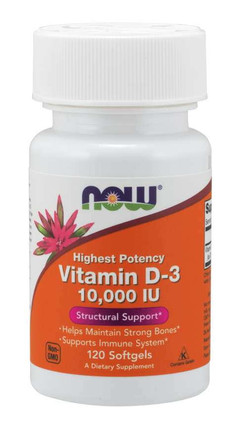 Now - High Potency Vitamin D3 10000 IU-120Serv | MazenOnline