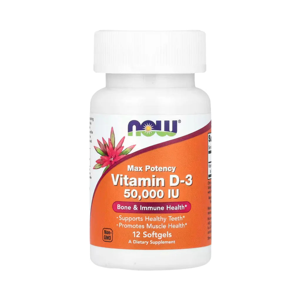 Now - Vitamin D-3, Max Potency, 50,000 IU | MazenOnline