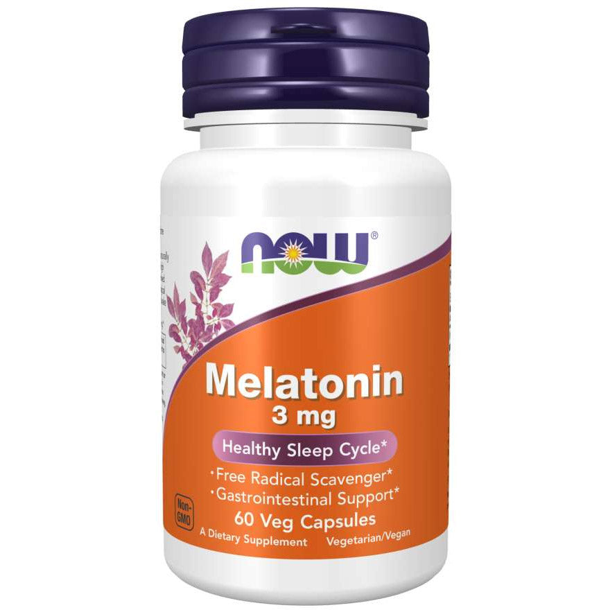 Now - Melatonin 3Mg-60Serv Healthy Sleep Cycle | MazenOnline
