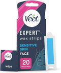 Expert Cold Wax Strips for Sensitive Skin Face/Facial