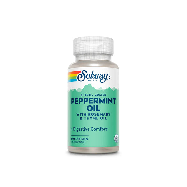 Solaray - Peppermint Oil Intestinal Support Formula | MazenOnline