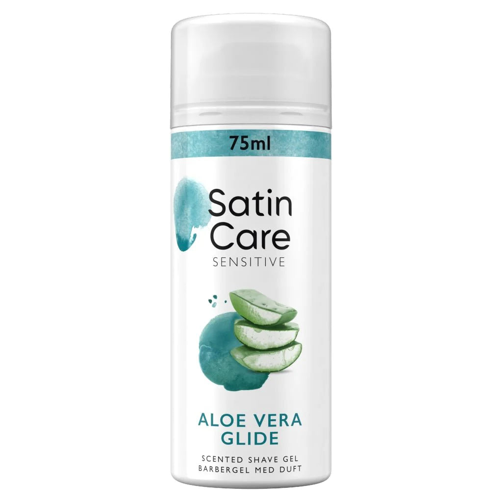 GILLETTE - Satin Care Women's Shave Gel, Aloe Vera Glide | MazenOnline