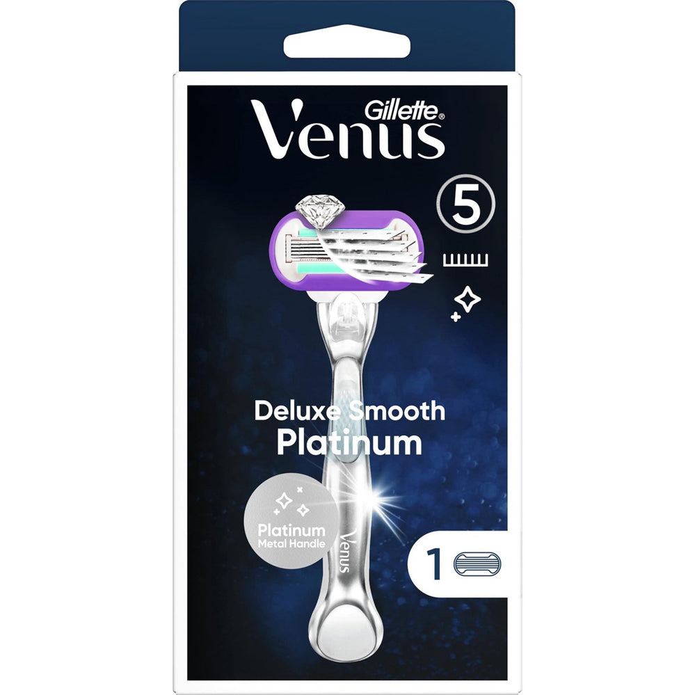 GILLETTE - Venus Deluxe Smooth Platinum Razors for Women | MazenOnline Main image