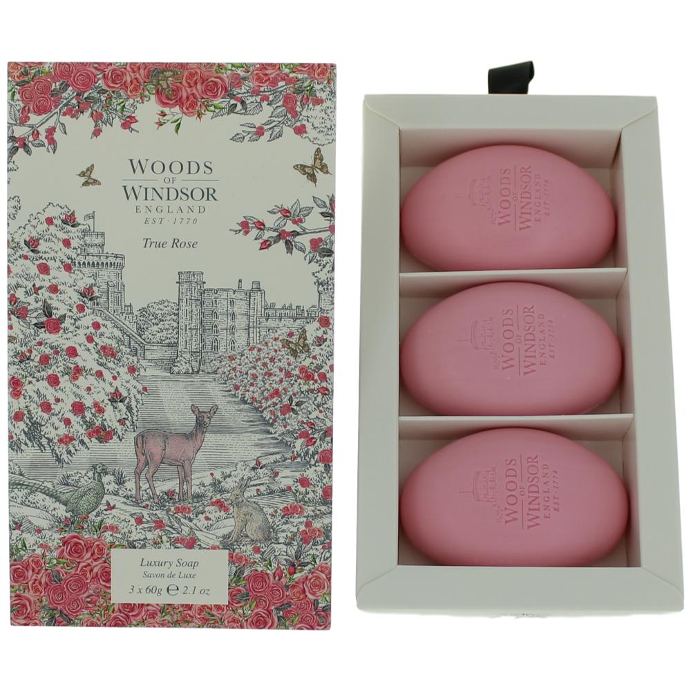True Rose Soap 3 X 60g - MazenOnline
