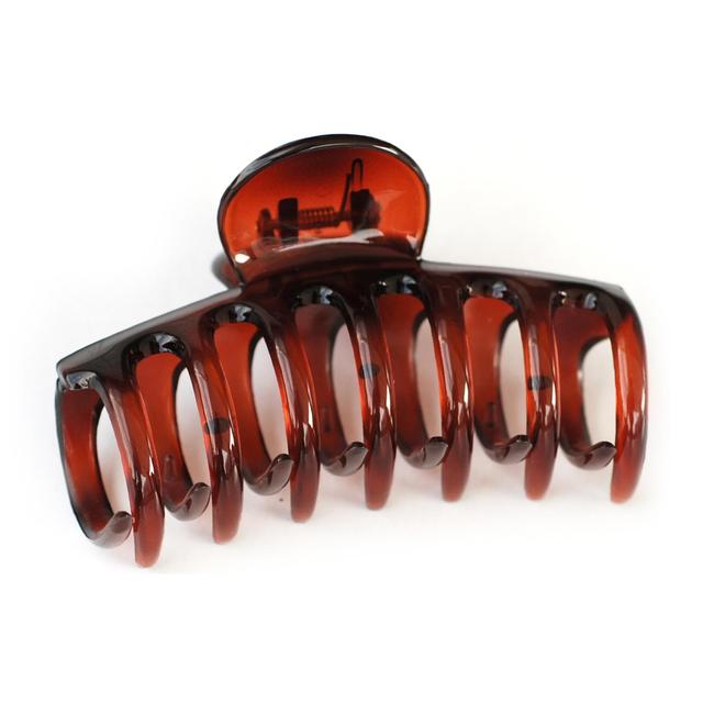 Large Claw Clip 9cm, Brown - MazenOnline Main image