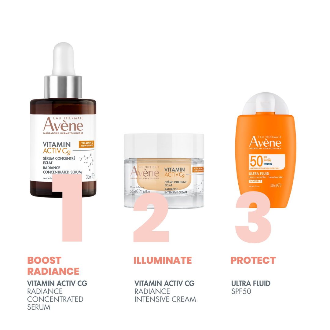 Avène - Buy one Avène Radiance Vitamin Activ Cg Corrector Serum and get a FREE 50ml Avène Hydrance Aqua-Gel | MazenOnline