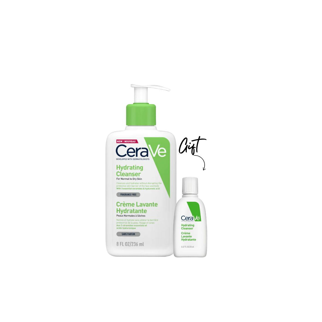 CeraVe - PM Facial Moisturizing Lotion Night Cream with Hyaluronic Acid + GIft | MazenOnline