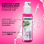 Klorane Prickly Pear Thirst-Quenching Shampoo + Klorane Thirst-quenching serum with prickly pear & hyaluronic acid + Towel