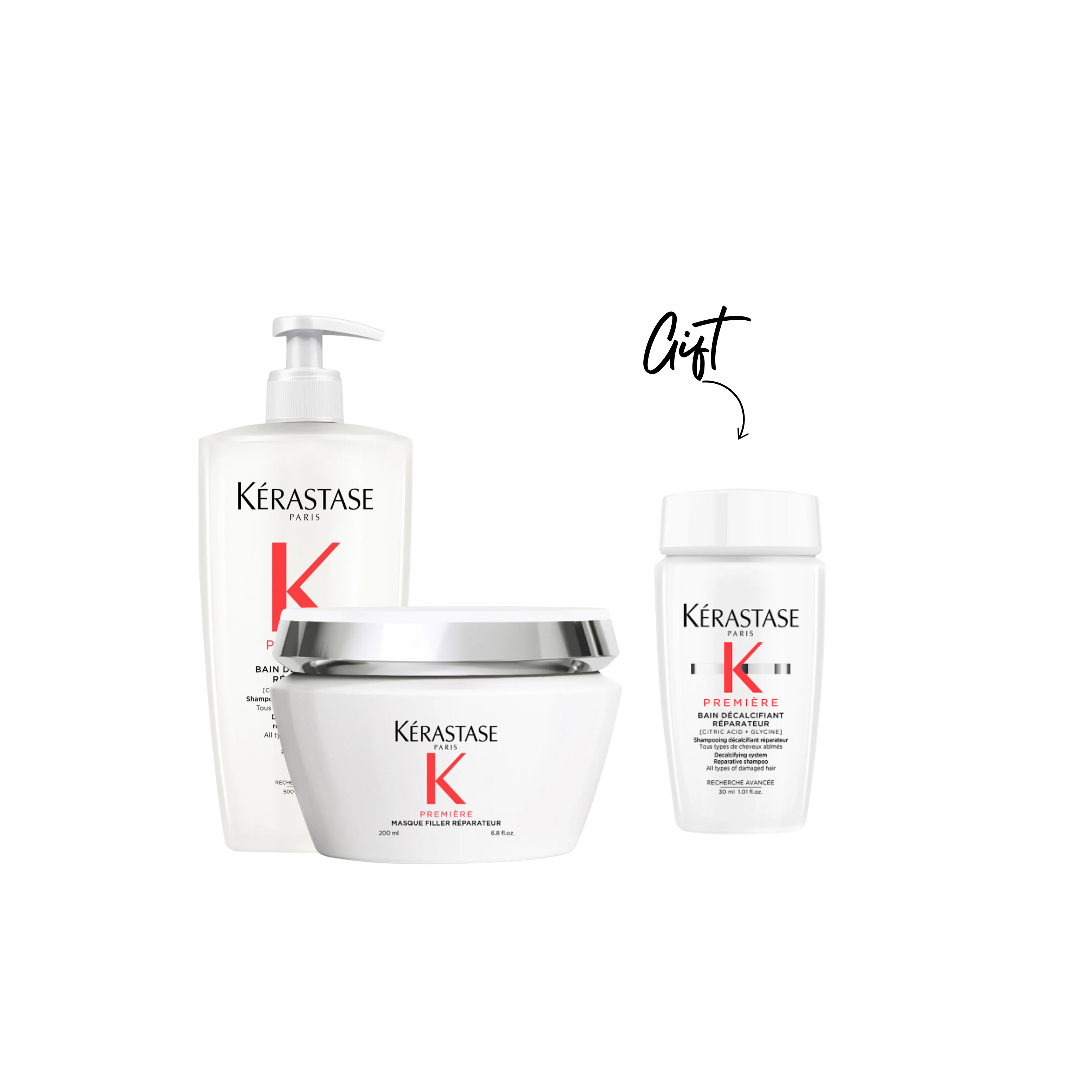 Anti-Breakage Repairing Hair Mask + Premiere Bain Décalcifiant Réparateur + Gift