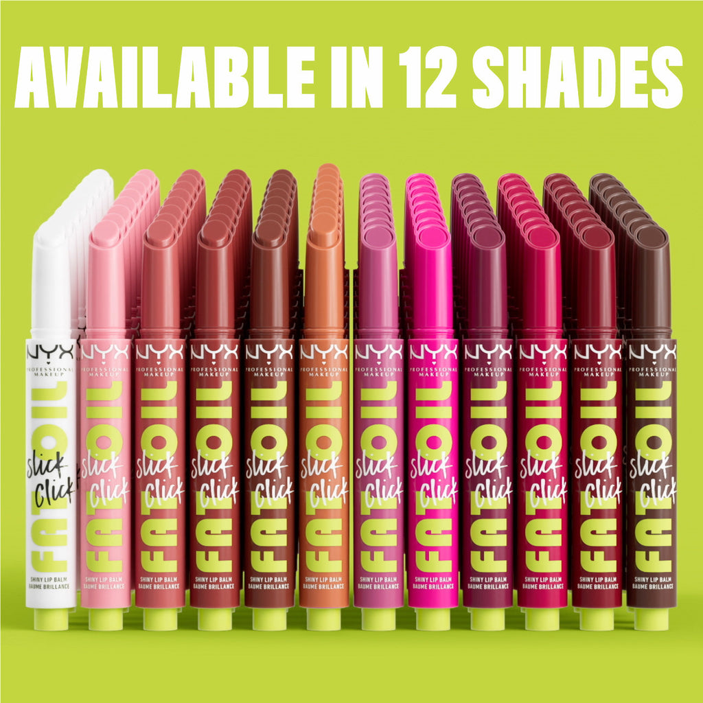 NYX Professional Makeup - Fat Oil Slick Click Shiny Lip Balm | MazenOnline