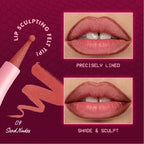 Lip Lingerie Liner Stain, Seamless Make Up with All-Day Stain, Waterproof Lip Stain Finish - MazenOnline