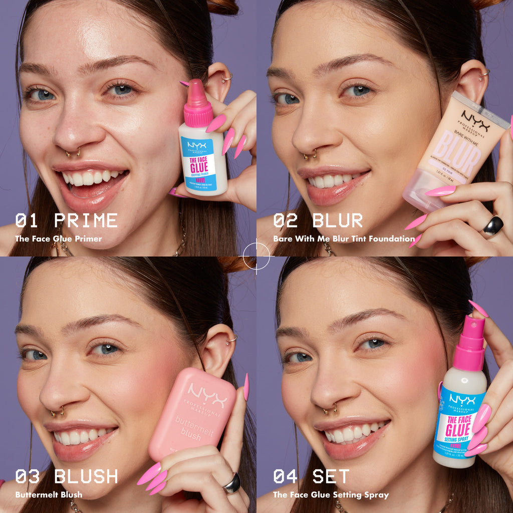 NYX Professional Makeup - The Face Glue Primer, Gripping Primer, Up To 24 Hour Hydration | MazenOnline