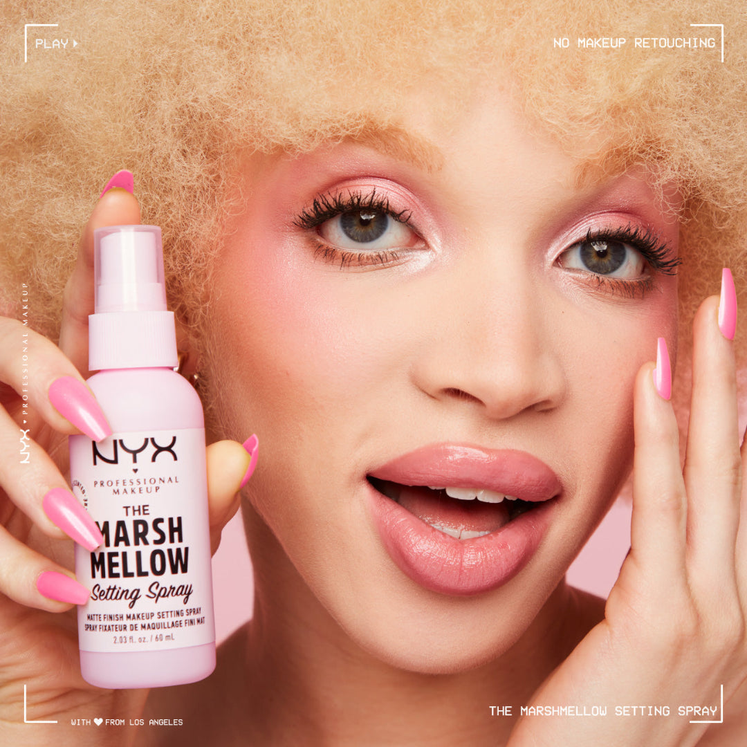 NYX Professional Makeup - Marshmellow Setting Spray - No Fading, Sweeping Or Dispensing Fixing Spray | MazenOnline