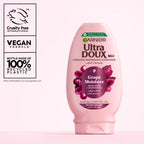 Garnier - Ultra Doux Grape Moisture - Hydrating Regenerative Conditioner for Dehydrated Hair. Hydrating Grape Water + Antioxidant Grapeseed Oil - - Paraben-Free, Vegan, Cruelty-Free | MazenOnline