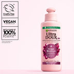 Garnier - Ultra Doux Grape Moisture 2 in 1 Styling Cream, Volumizing Hydration for Dehydrated Hair. Hydrating Grape Water + Antioxidant Grapeseed Oil - Paraben-Free, Vegan, Cruelty-Free | MazenOnline