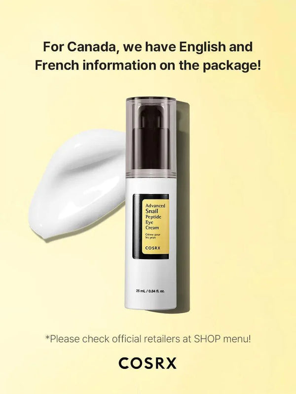 COSRX - Advanced Snail Peptide Eye Cream | MazenOnline