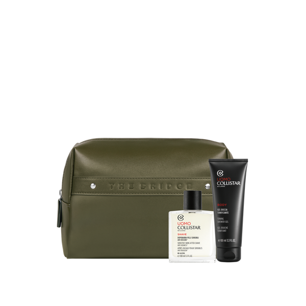 Colgate - Sensitive skin After-shave Toning Lotion 100ml + Toning Shower Gel 100ml + Pouch | MazenOnline