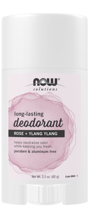Now - Long-Lasting Deodorant Stick, Rose + Ylang Ylang | MazenOnline