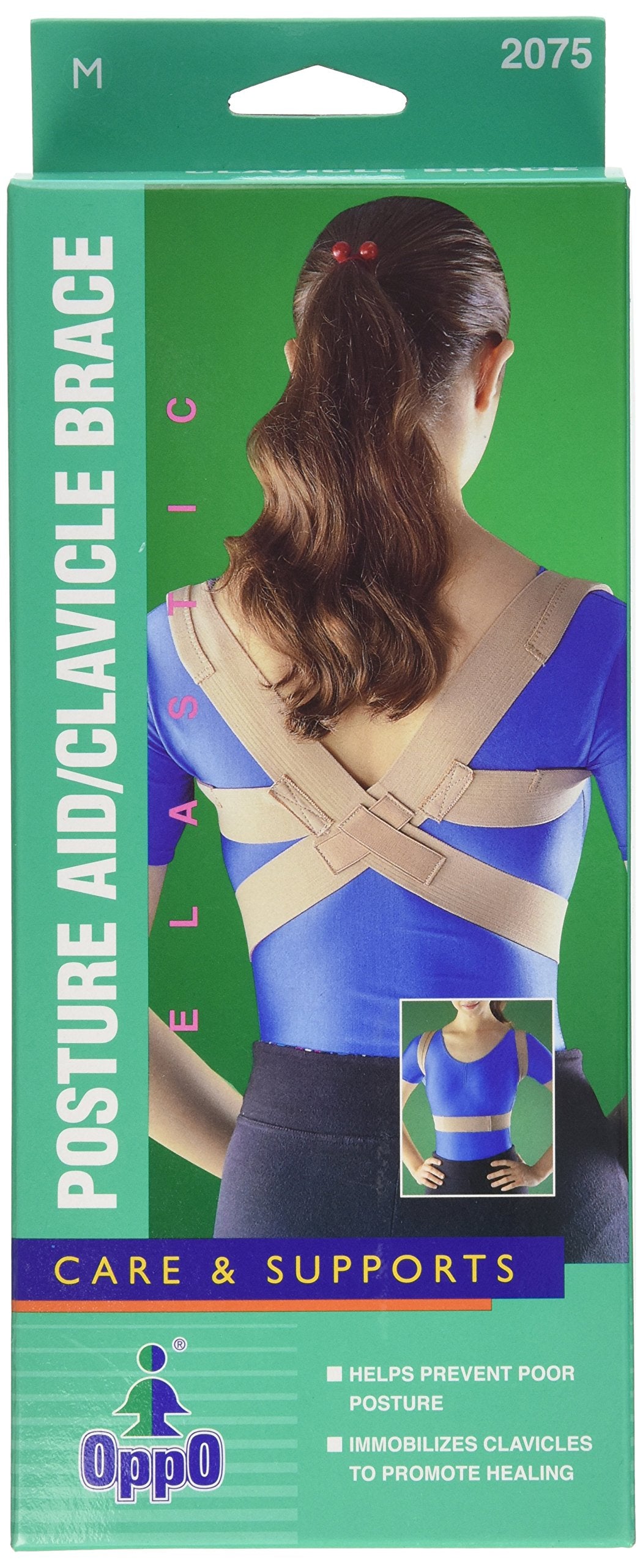 Medical Elastic Posture Aid /Clavicle Brace (Unisex; Natural), Medium - MazenOnline