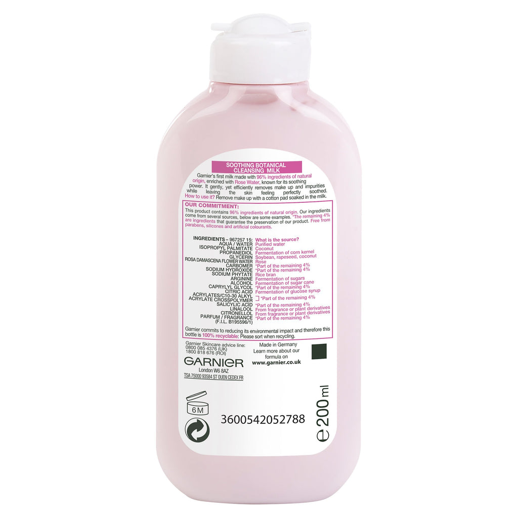 Natural Rose Water Cleansing Milk Sensitive Skin - MazenOnline