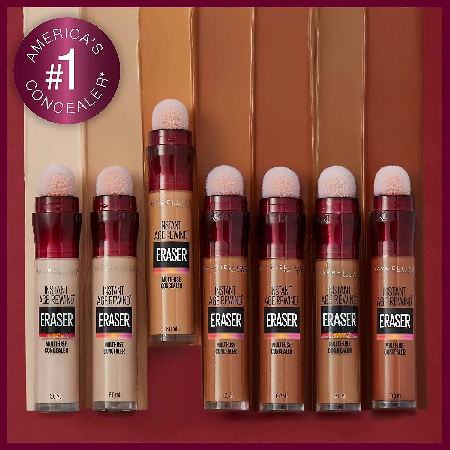 maybelline instant age rewind concealer swatches