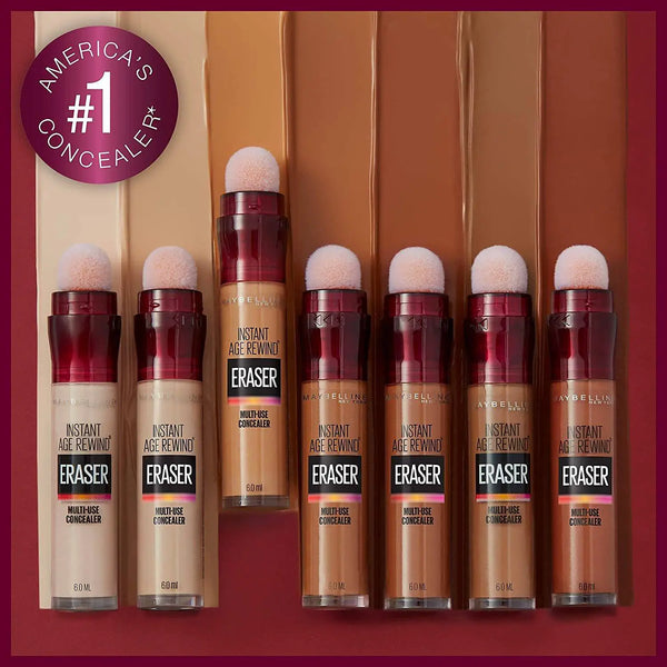 maybelline instant age rewind concealer swatches