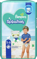 Pampers Splashers Baby Shark Edition Size 5-6, 14kg+ - MazenOnline