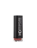Flormar HD Weightless Matte Lipstick in a sleek tube with the cap removed, revealing the nude matte lipstick inside.