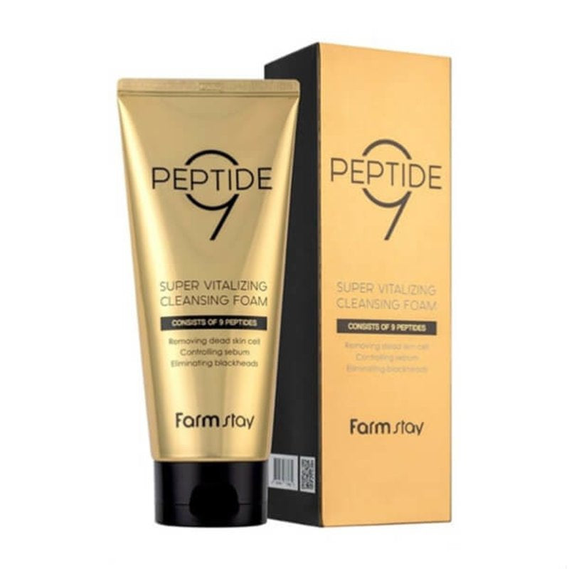 Farmstay - 9 Peptide Face Wash Foam | MazenOnline Main image