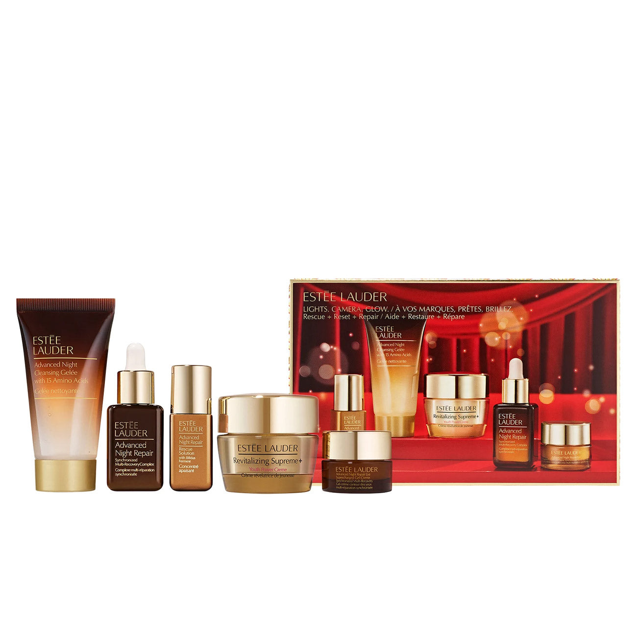 Estée Lauder - Lights Camera Glow  Rescue + Reset Repair Set | MazenOnline