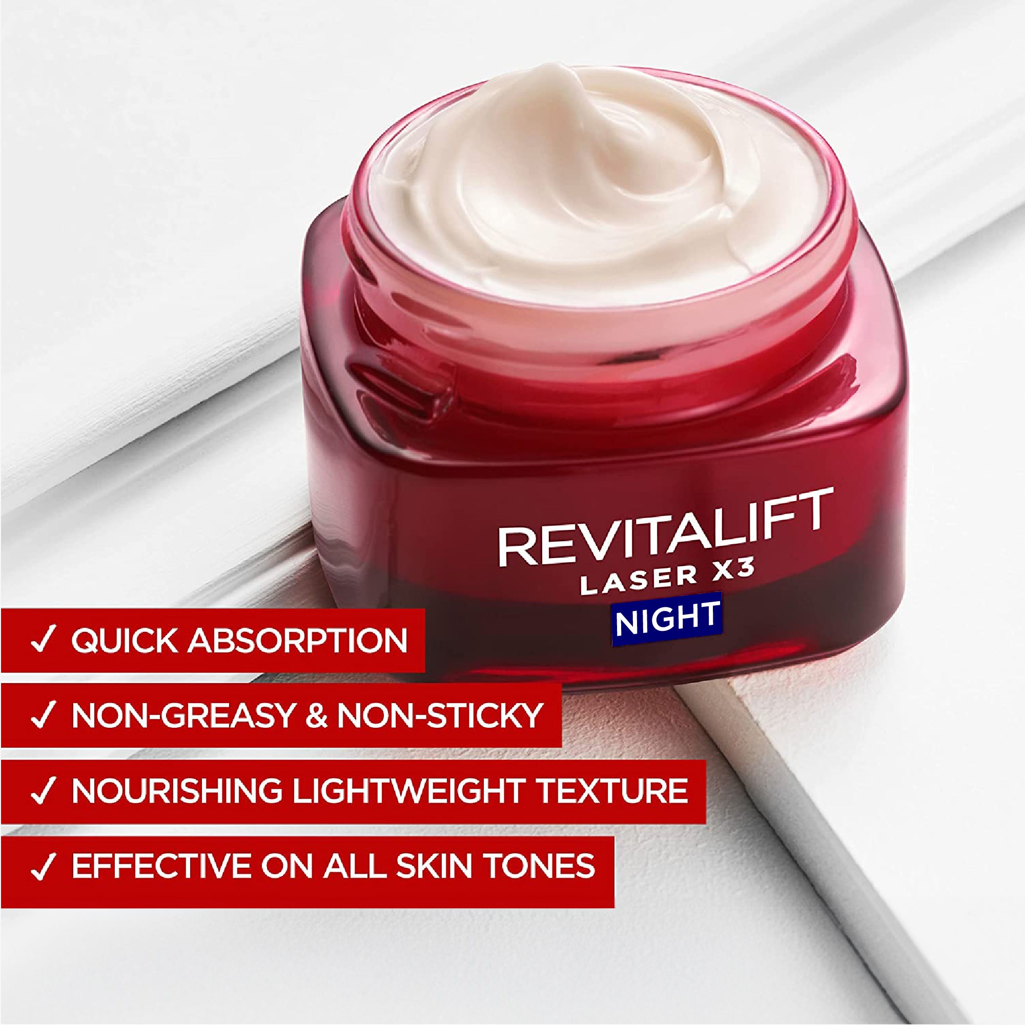 L'Oréal Paris - Revitalift Laser Renew Anti-ageing Night Cream | MazenOnline