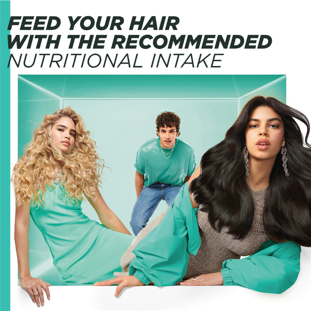 Garnier - Garnier Ultra Doux Aloe Vera Vegan Hair Food 3in1 Mask for dehydrated hair, Boosted with Vitamins C, E & F  | MazenOnline