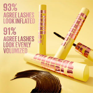 Maybelline New York - Colossal Bubble Mascara Buildable Sleek Volume and Long Lasting 24HR Wear Mascara| Inflator Comb Brush to Separate Lashes | MazenOnline