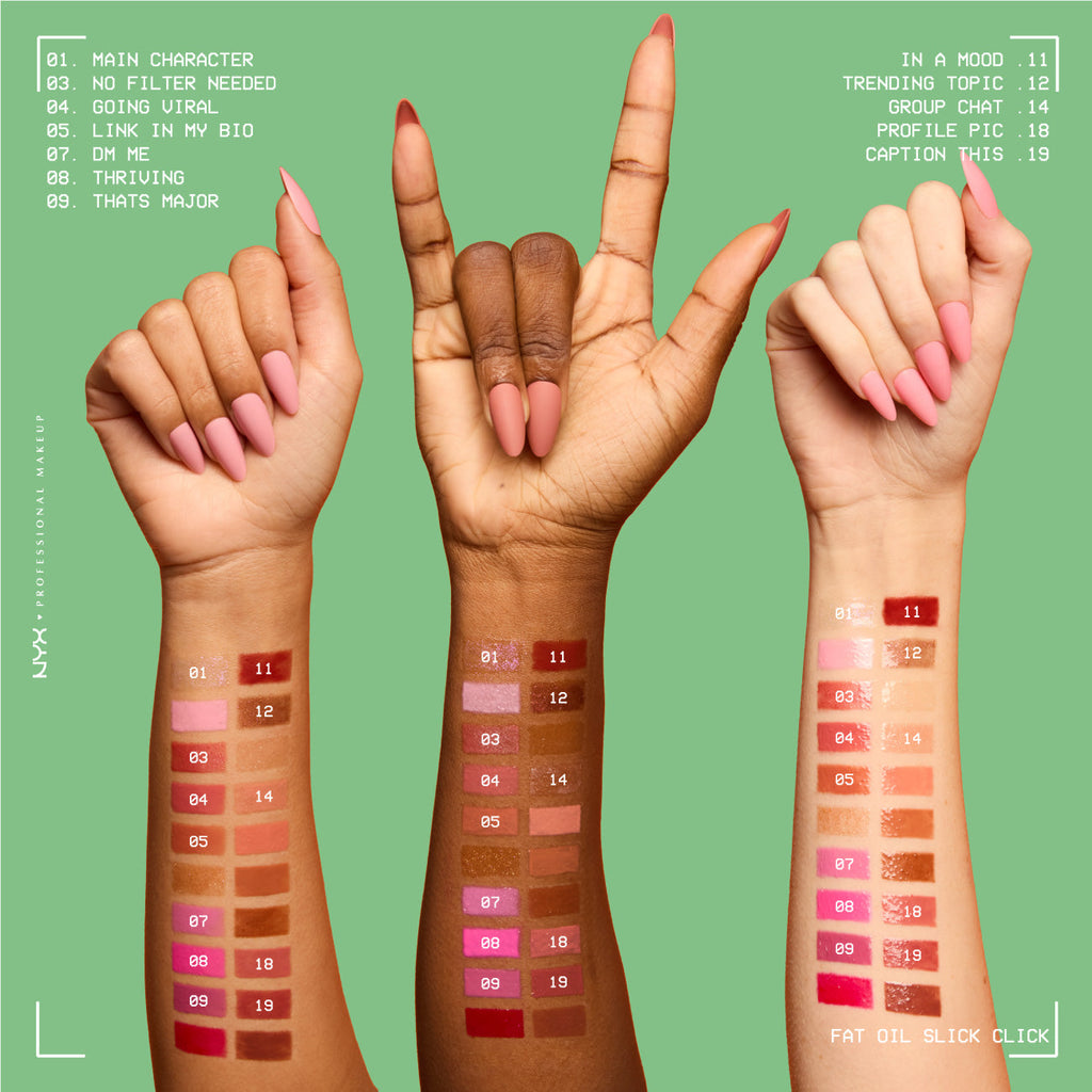 NYX Professional Makeup - Fat Oil Slick Click Shiny Lip Balm | MazenOnline