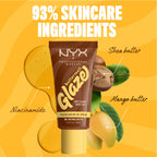 NYX Professional Makeup - Buttermelt Glaze Soft Glow Skin Tint  SPF30, Foundation, 12H Wear | MazenOnline