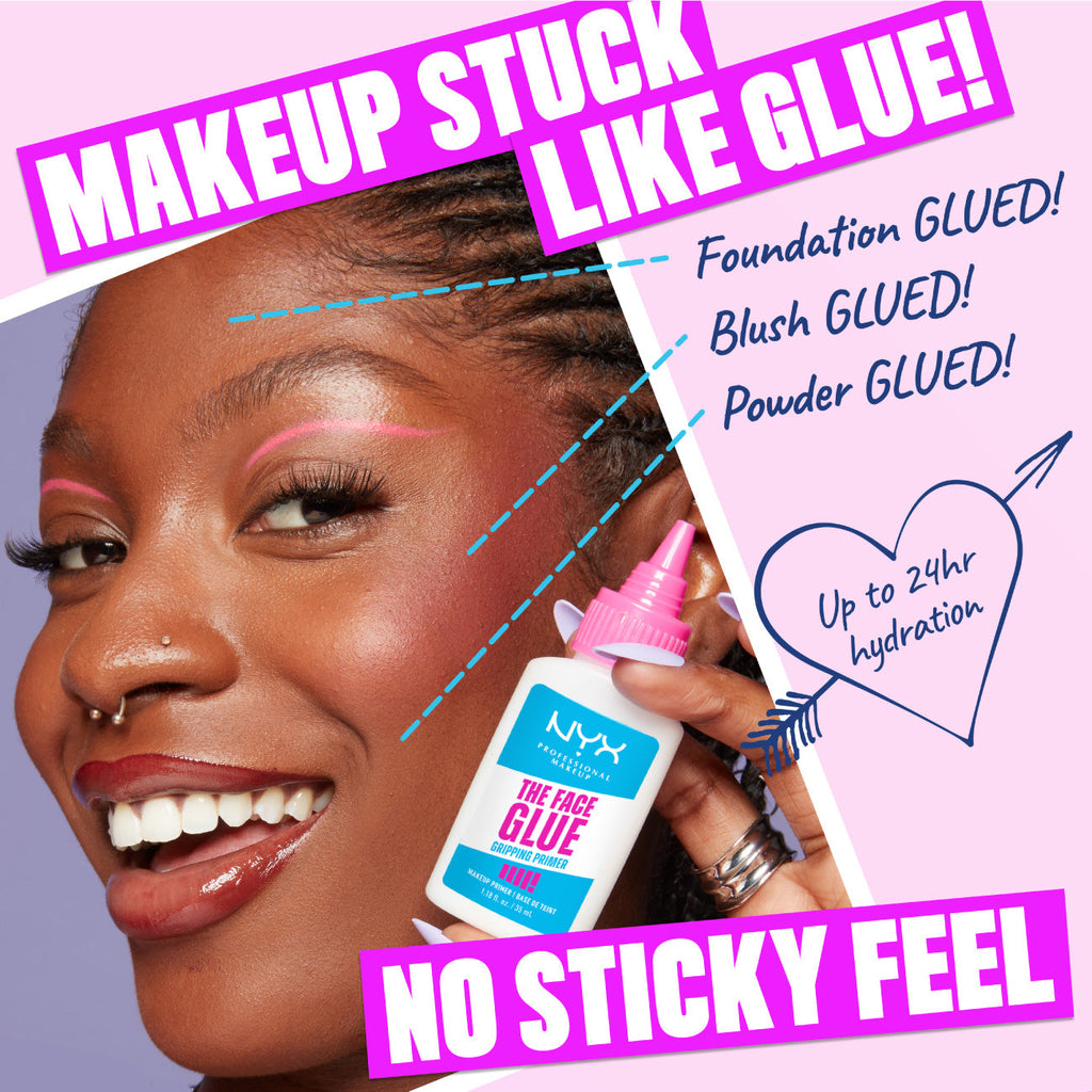NYX Professional Makeup - The Face Glue Primer, Gripping Primer, Up To 24 Hour Hydration | MazenOnline