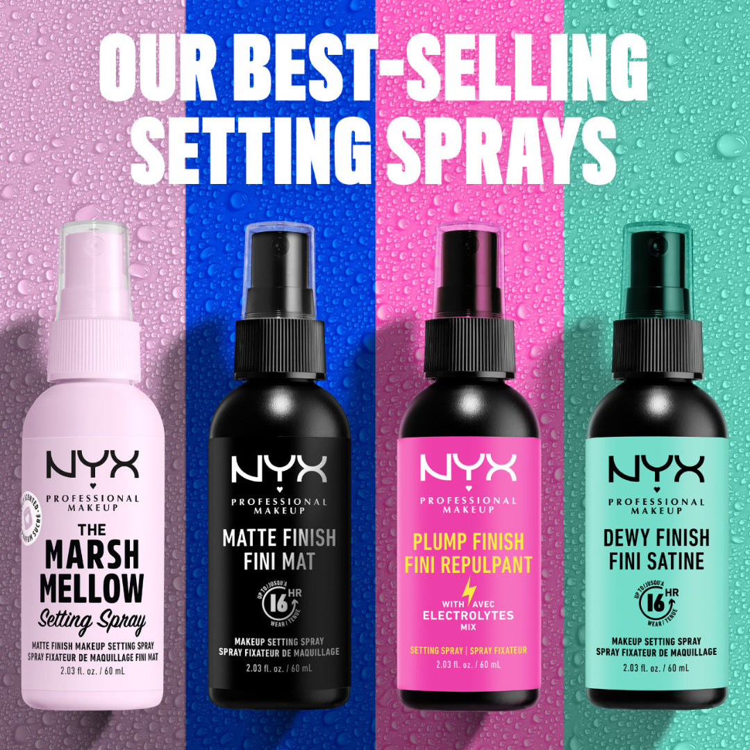 NYX Professional Makeup - Marshmellow Setting Spray - No Fading, Sweeping Or Dispensing Fixing Spray | MazenOnline
