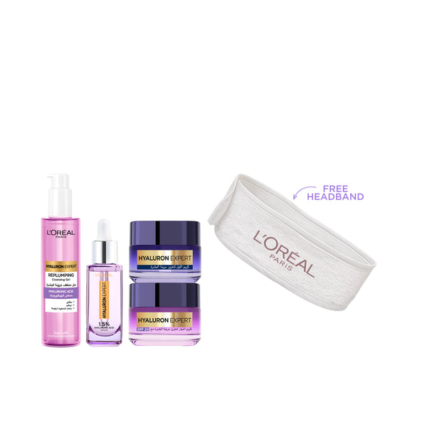 Hyaluron Expert Wash + Serum + Day Cream + Night Cream