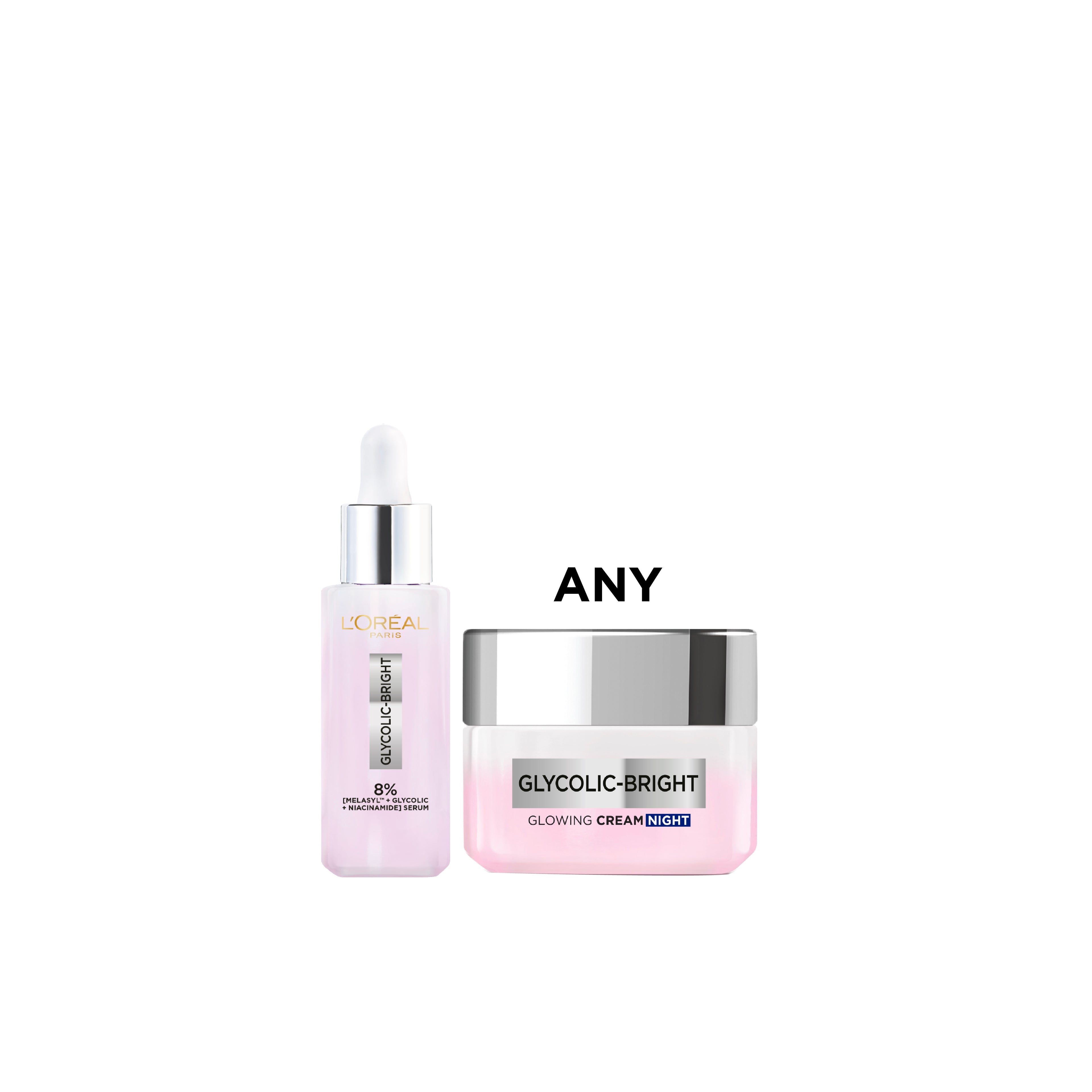 Glycolic Bright Serum + Cream
