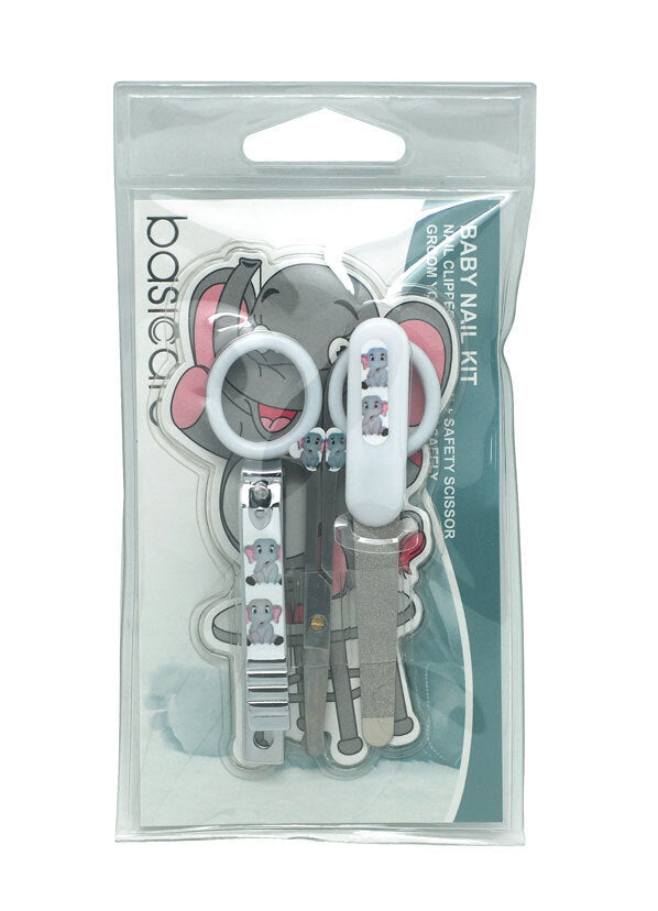 Basicare - Baby Nail Kit 3 Piece Clipper File Scissors | Mazenonline ...