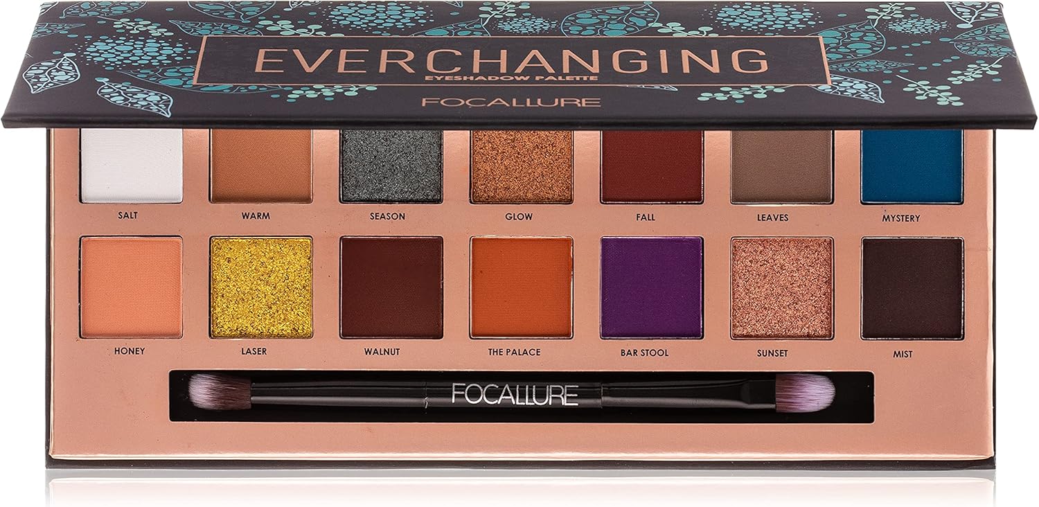 Focallure - Fourteen Color Eyeshadow With Mirror | MazenOnline