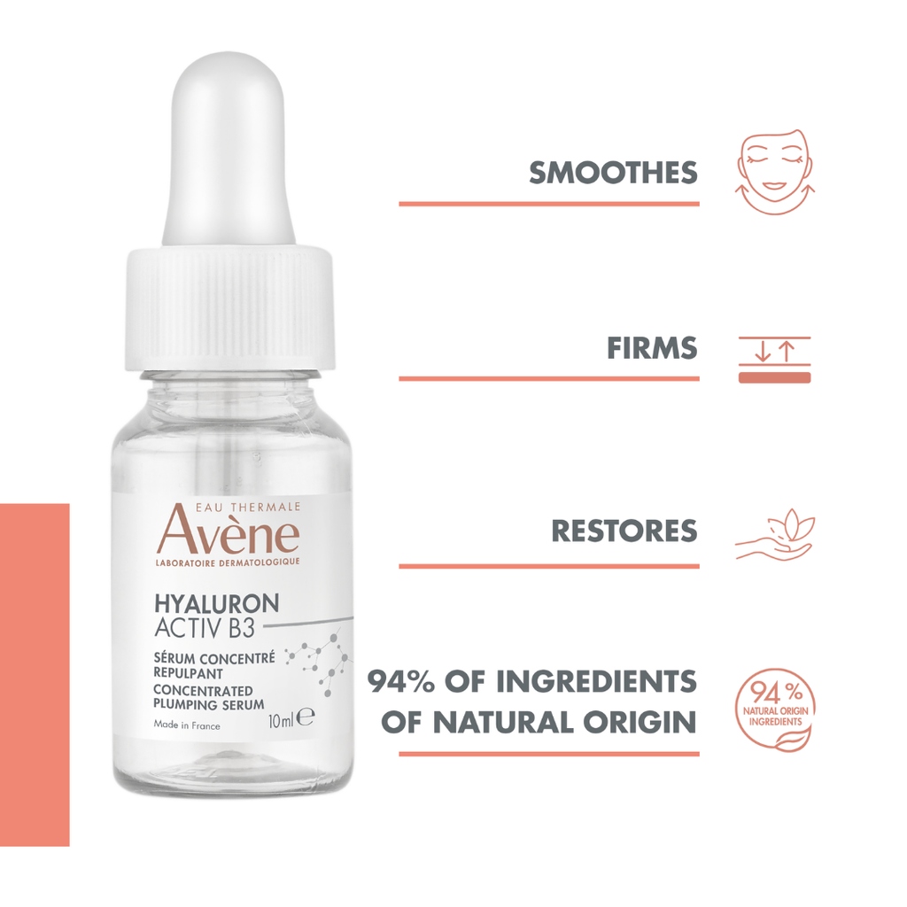 Buy Avène Radiance Vitamin Activ Cg Corrector serum & get a FREE 10ml Hyaluron activ B3 plumping serum