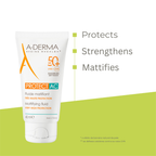 Aderma - A-Derma Buy 1 Get 1 Protect AC Mattifying Face Sunscreen Fluid SPF50+ for acne prone skin 40ml | MazenOnline