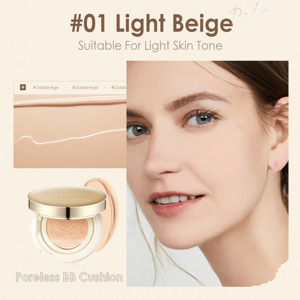 Focallure - Poreless Matte Air Cushion Foundation | MazenOnline