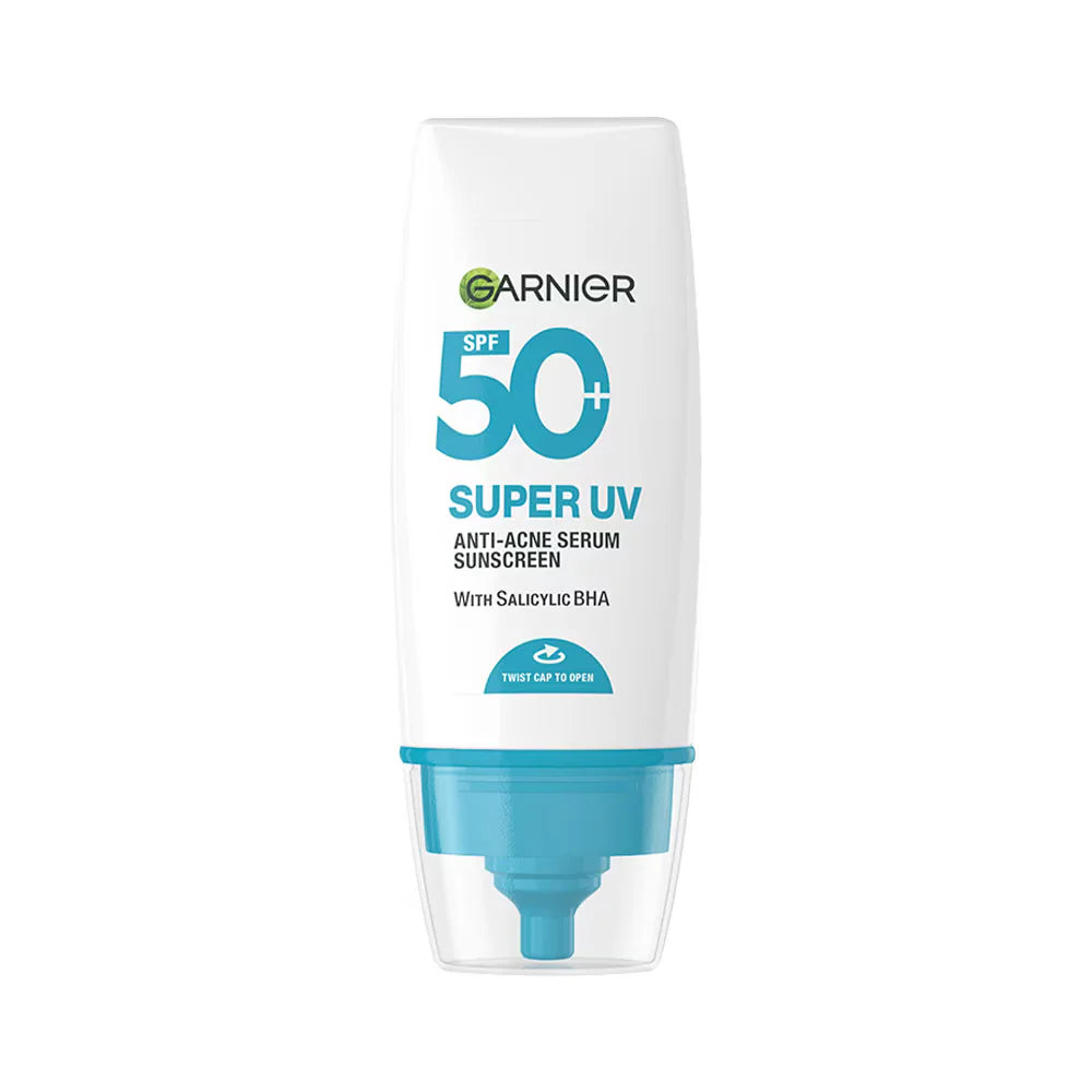 Garnier - Super UV Anti-Acne Serum Sunscreen SPF50+ | MazenOnline