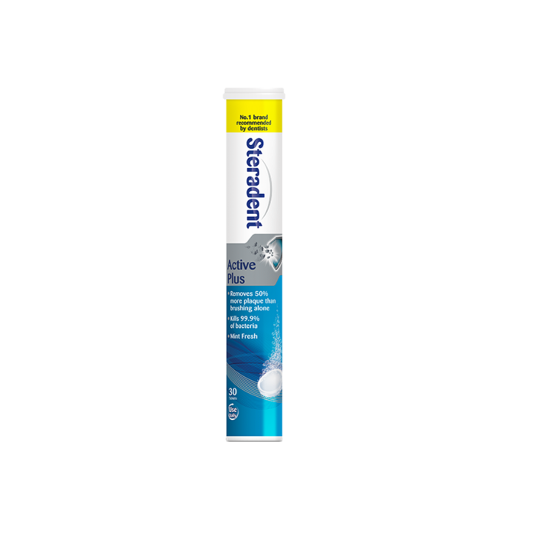 ACTIVE PLUS DENTURE TABLETS - 30 TABLETS - MazenOnline